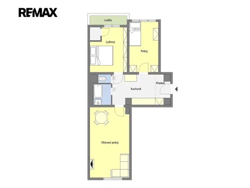 Prodej bytu 3+1 61 m²