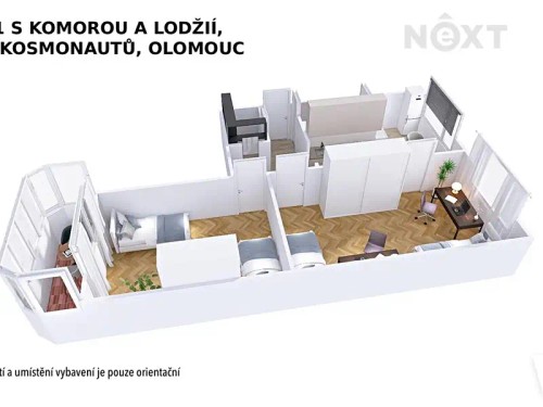 Prodej bytu 2+1 60 m²