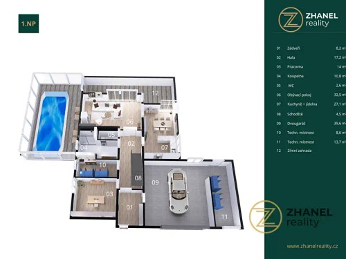 Prodej domu 351 m², pozemek 1603 m²