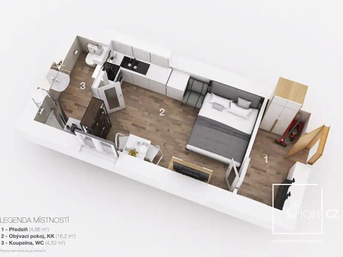 Prodej bytu 1+kk 27 m²