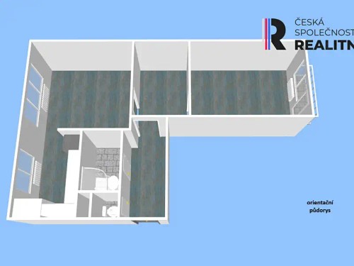 Prodaný byt 2+kk 52 m²