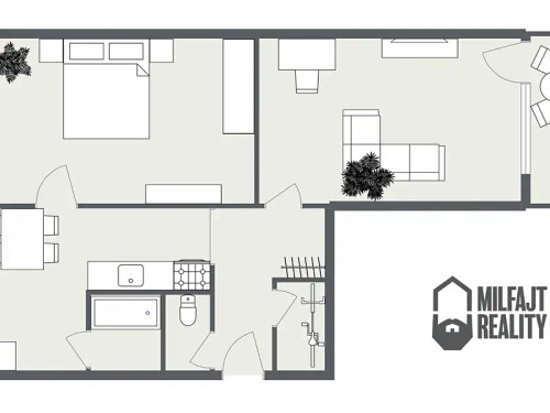 Prodej bytu 2+1 61 m²