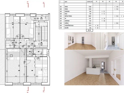 Prodaný byt 4+kk 101 m²