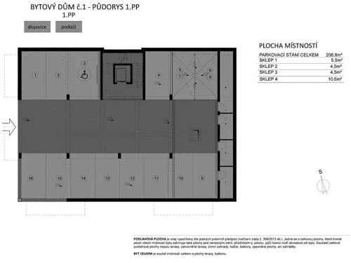 Prodaný  byt 4+kk 108 m²