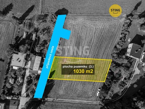 Prodej stavebního pozemku 1030 m²