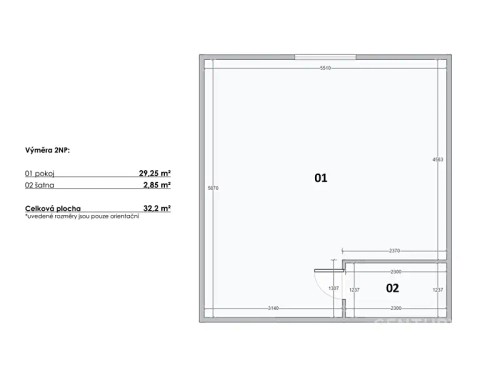 Prodej chaty 41 m², pozemek 263 m²