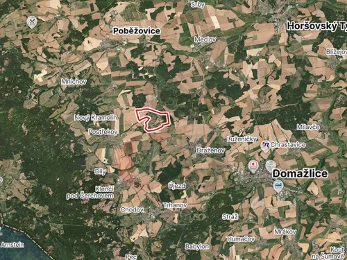 Prodej stavebního pozemku 2050 m²