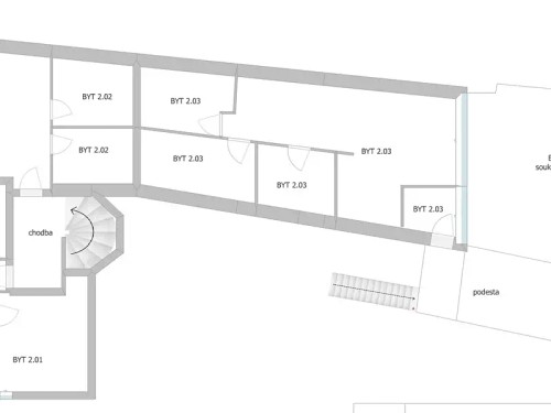 Prodej bytu 2+kk 53 m²