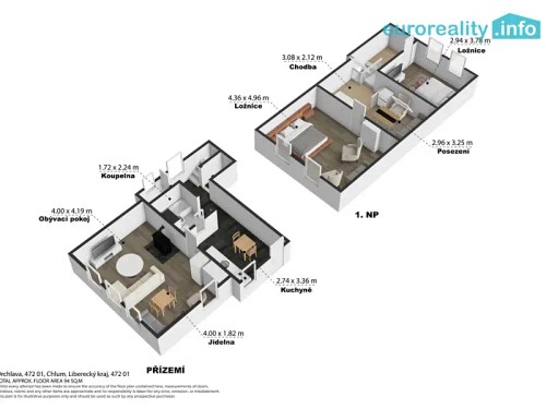 Prodej chaty 124 m², pozemek 794 m²