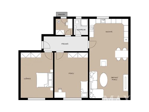 Prodaný byt 4+kk 90 m²