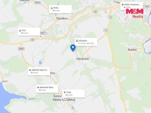 Prodej stavebního pozemku 1300 m²