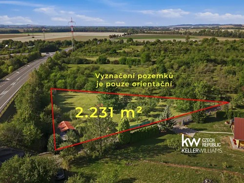 Prodej stavebního pozemku 2231 m²
