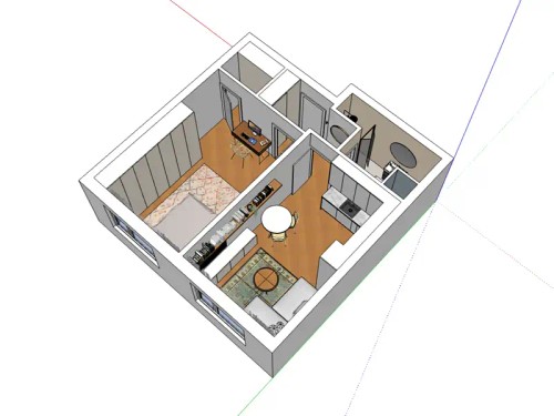Prodaný byt 2+kk 46 m²
