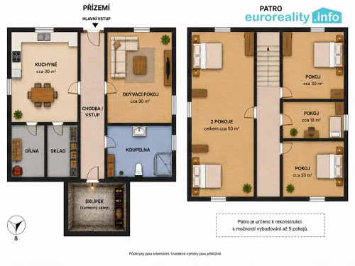 Prodej chalupy 200 m², pozemek 926 m²