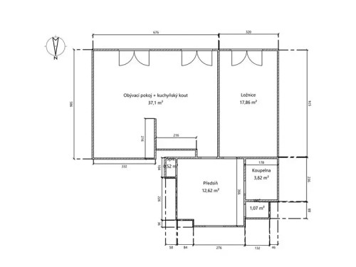 Prodej bytu 2+kk 73 m²