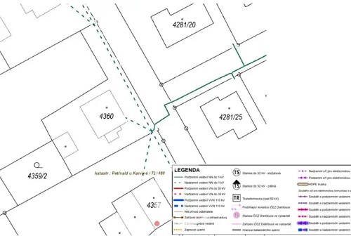 Prodej stavebního pozemku 1900 m²