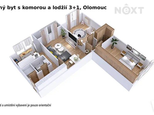 Prodaný byt 3+1 73 m²