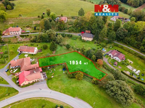 Prodej stavebního pozemku 1954 m²