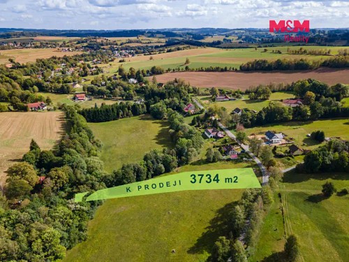 Prodej stavebního pozemku 3734 m²
