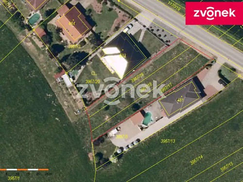 Prodej stavebního pozemku 1084 m²