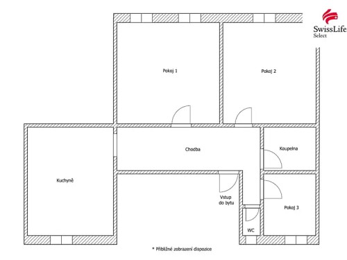 Prodej bytu 3+1 100 m²