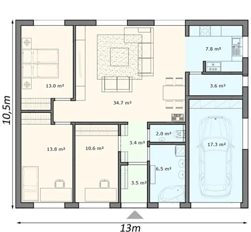 Prodej projektu 116 m², pozemek 1058 m²