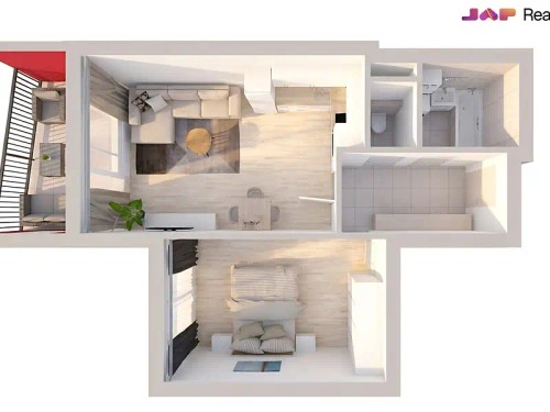 Prodej bytu 2+kk 50 m²