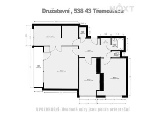 Prodej bytu 3+1 82 m²