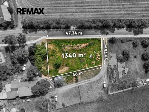 Prodej stavebního pozemku 1340 m²