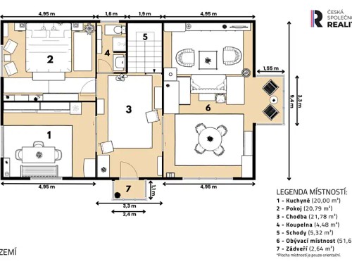 Prodej domu 300 m², pozemek 1343 m²