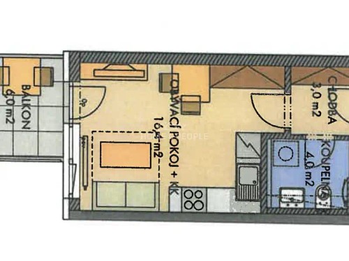 Prodej bytu 1+kk 24 m²
