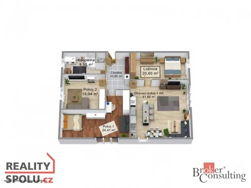 Prodej bytu 4+kk 128 m²