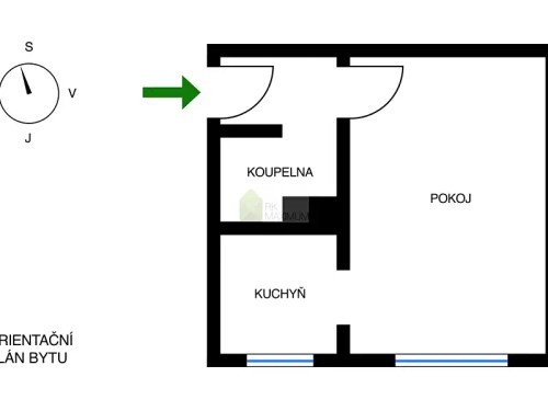 Prodej bytu 1+1 27 m²