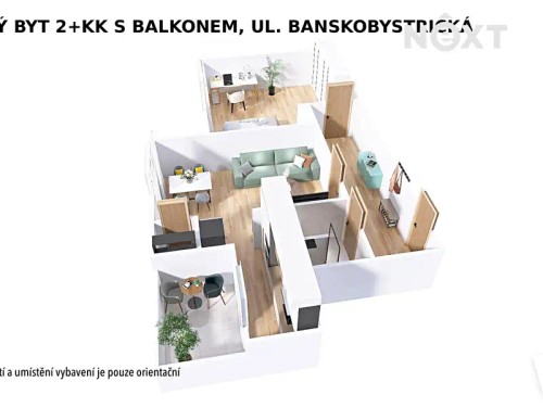 Prodej bytu 2+kk 61 m²