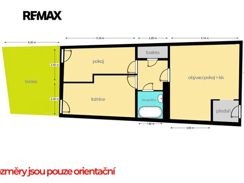 Prodaný byt 3+kk 65 m²