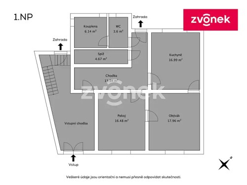 Prodej domu 185 m², pozemek 1160 m²