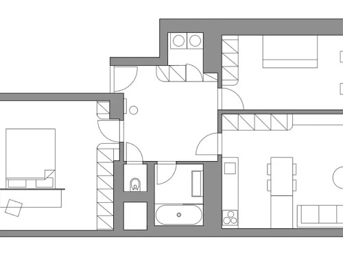 Prodaný byt 3+kk 82 m²