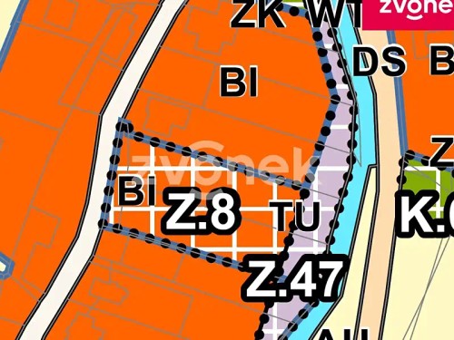 Prodej stavebního pozemku 3688 m²