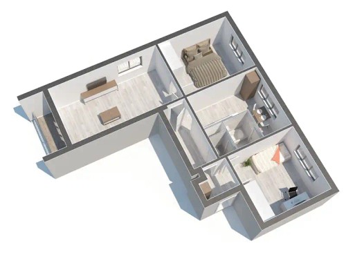 Prodaný byt 3+1 69 m²
