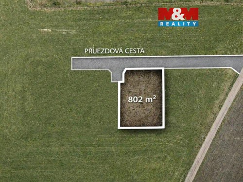 Prodej stavebního pozemku 802 m²