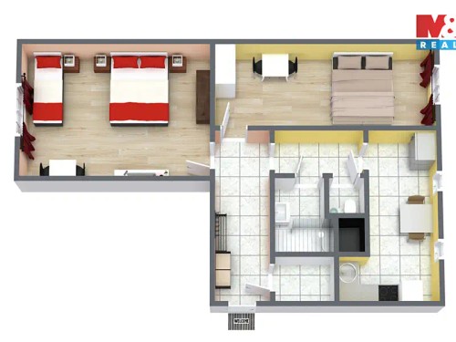 Prodaný byt 2+1 63 m²