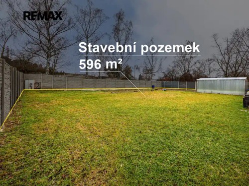 Prodej stavebního pozemku 596 m²