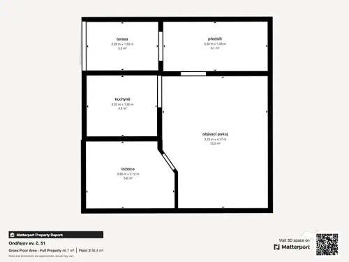 Prodej chaty 38 m², pozemek 270 m²