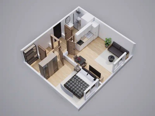 Prodaný byt 2+kk 43 m²