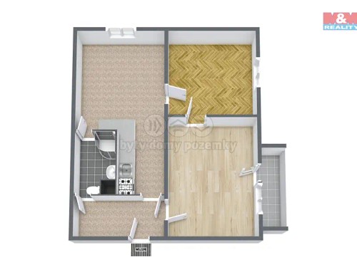 Prodaný  byt 2+1 56 m²