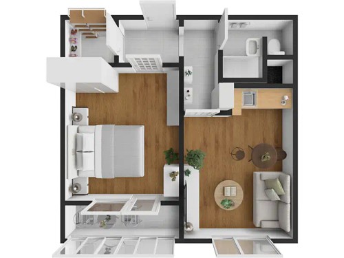 Prodaný byt 2+kk 42 m²