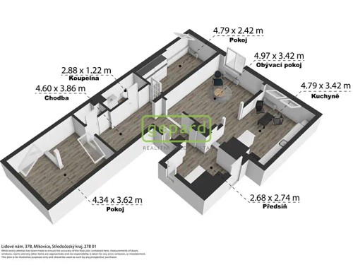 Prodej bytu 3+1 90 m²