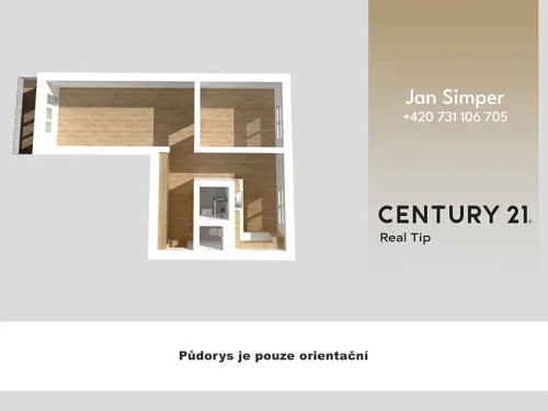 Prodej bytu 2+1 56 m²