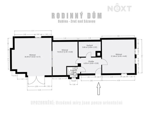 Prodej domu 75 m², pozemek 272 m²