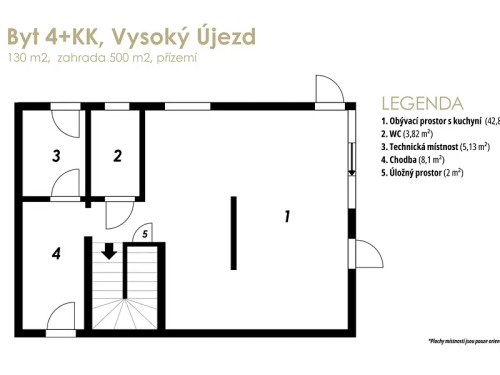 Prodej bytu 4+kk 130 m²